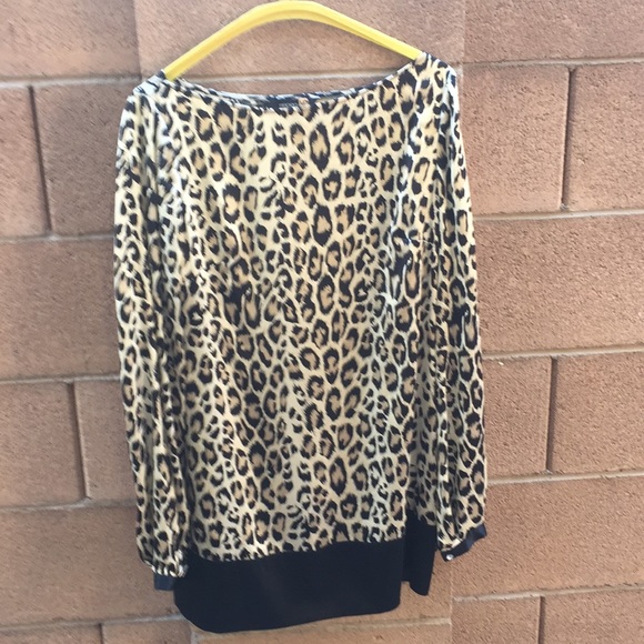 Arden B Dresses & Skirts - Arden B leopard mini dress size small